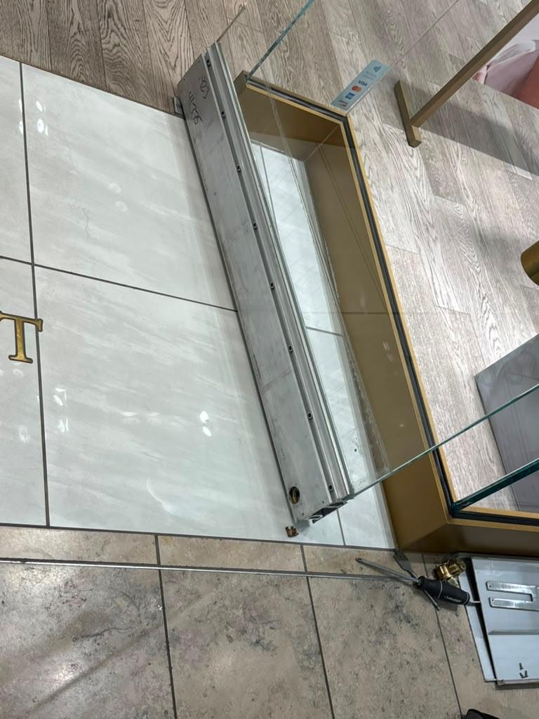 Commercial door hardware service and adjustment.