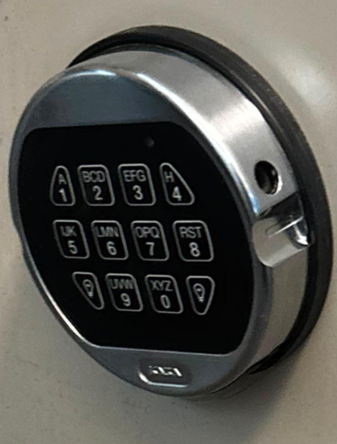 Keypad door lock installed by Apex Lock N Key.